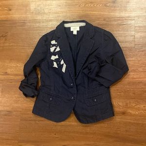 Vintage Loft Two Button Navy Jacket